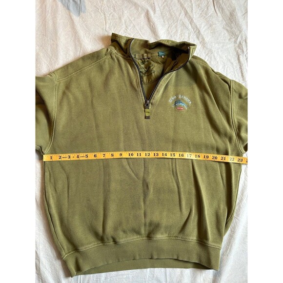 Tommy Bahama Quarter Zip Pullover Sweatshirt - Picture 5 of 8